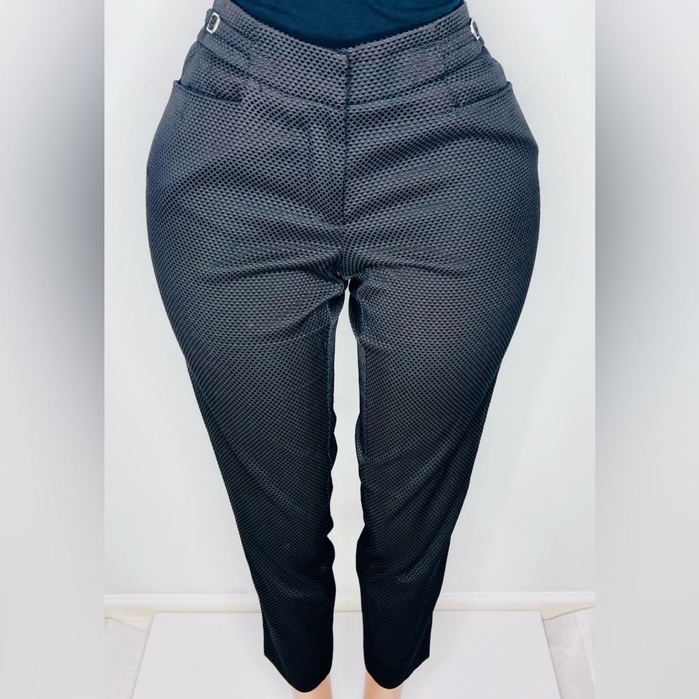 Stylish Black Textured Pants